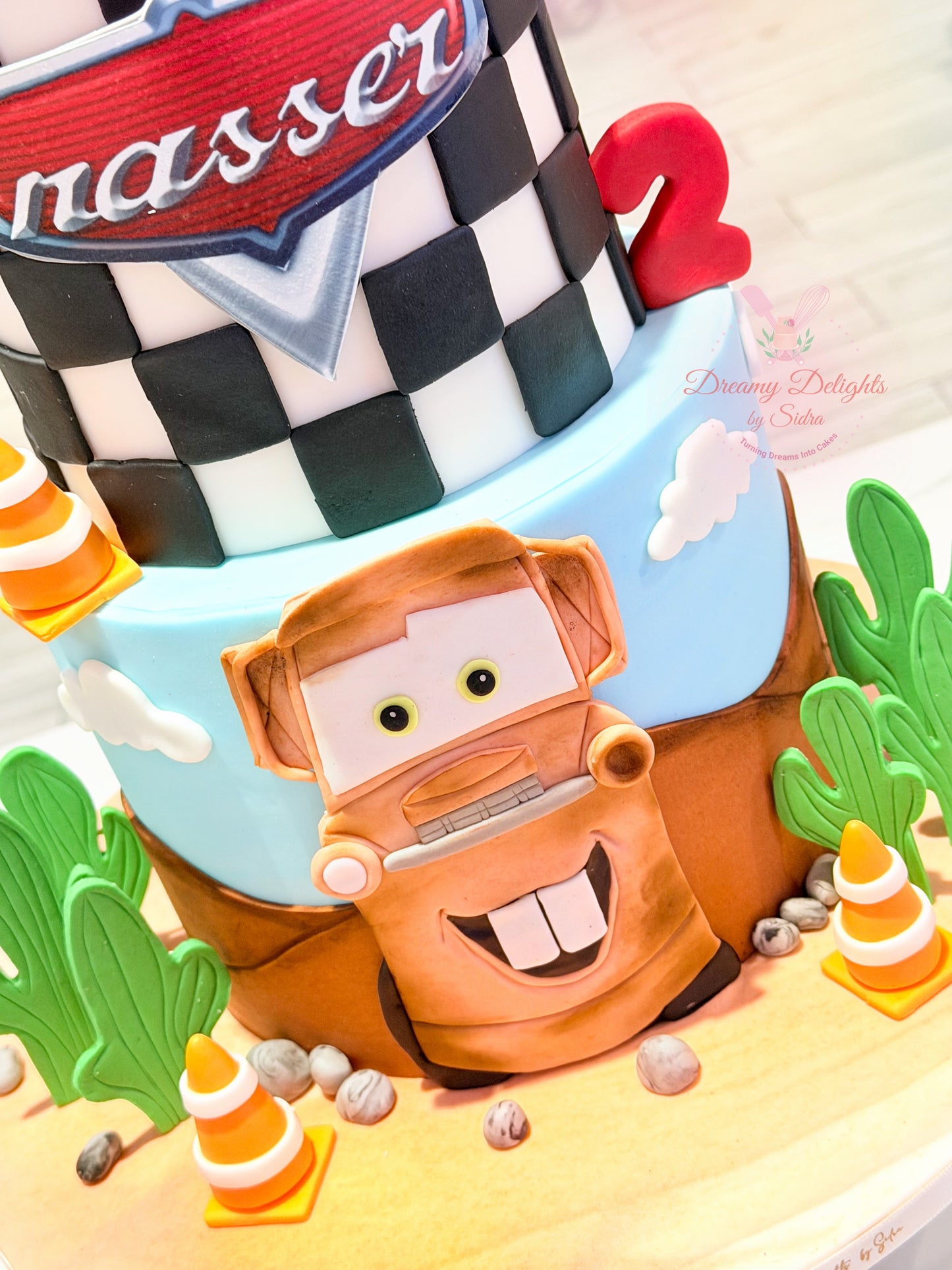 Cars Movie Cake