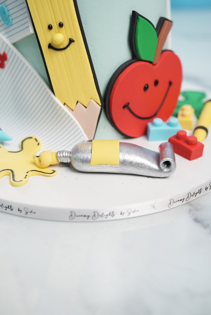 Caterpillar School Cake