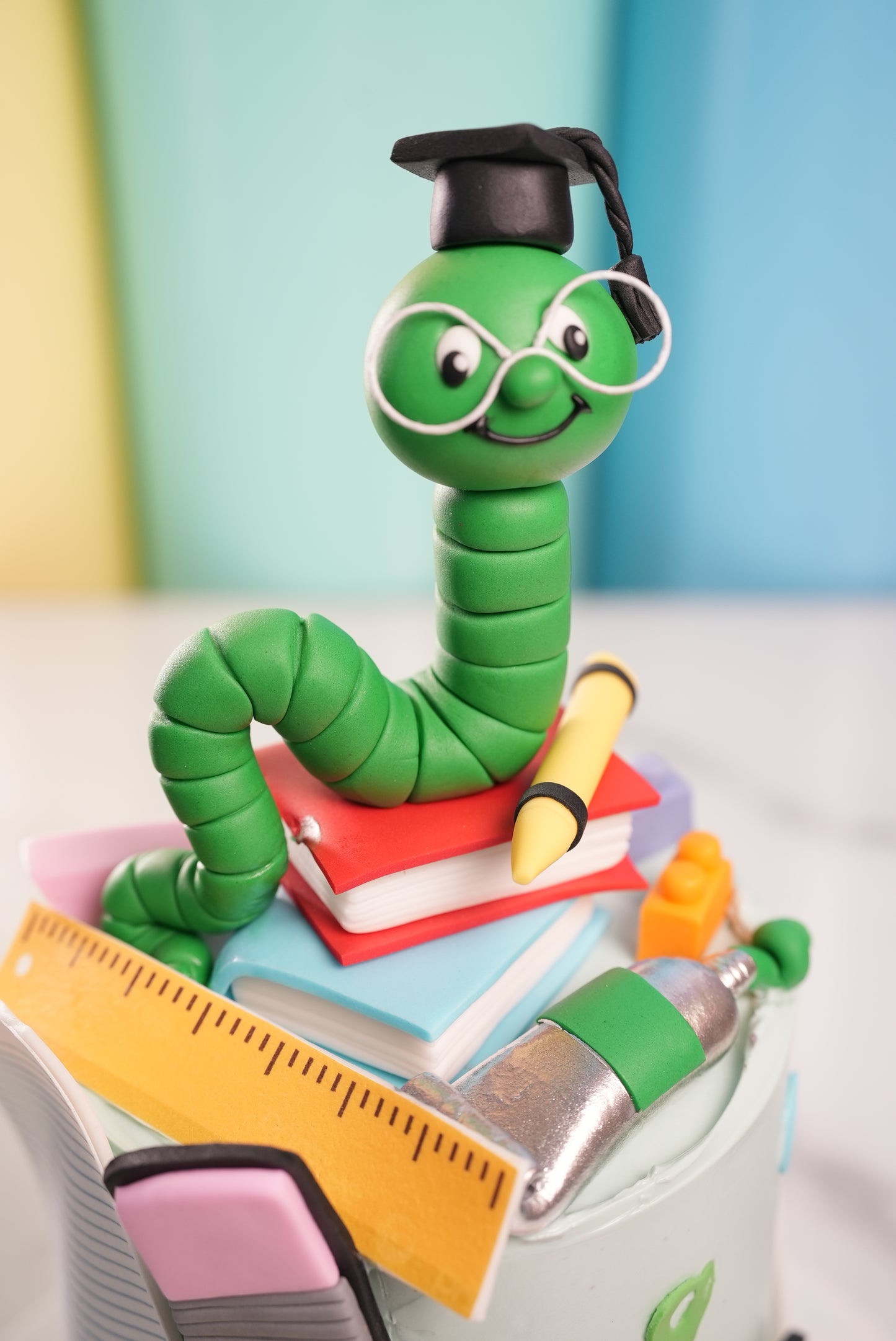 Caterpillar School Cake