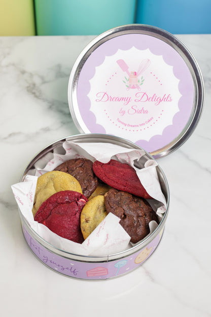 Christmas Classic Cookie Tin Christmas gifts cake Dubai festive cookies assortment