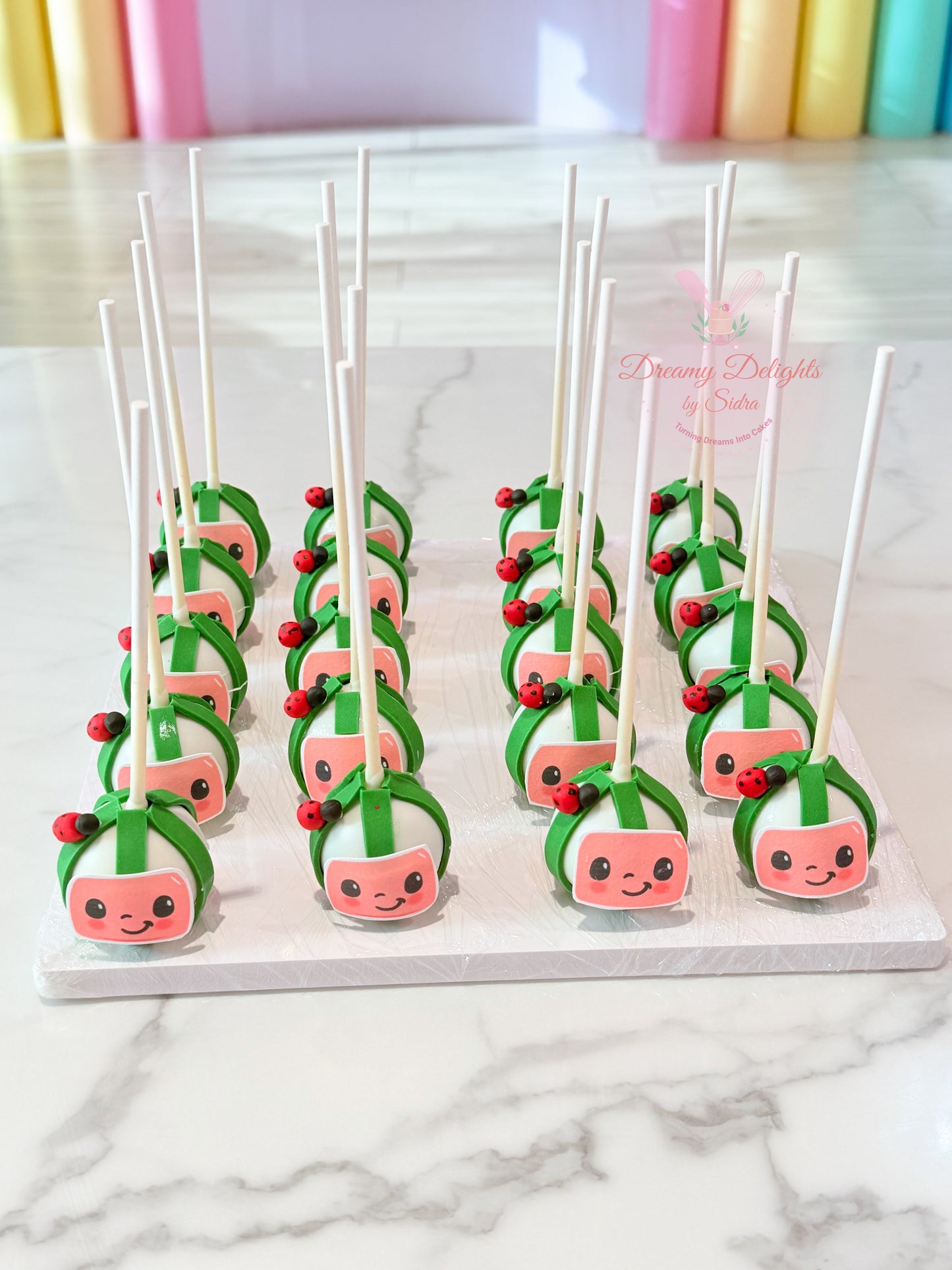 Cocomelon Cake Pops