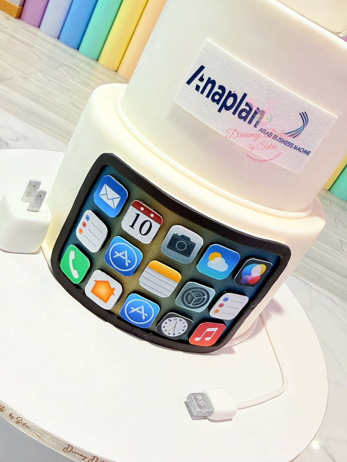 Corporate Logo Phone Cake