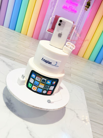 Corporate Logo Phone Cake