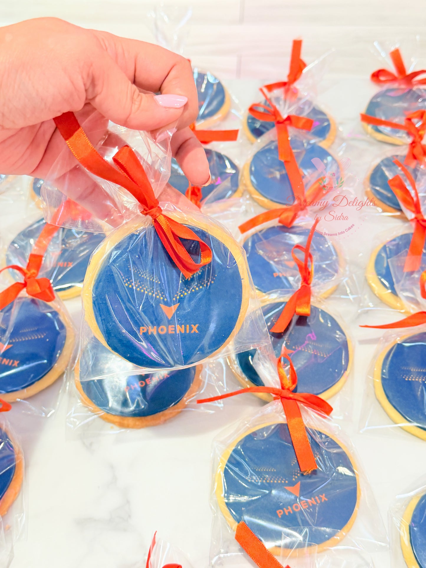 Corporate Logo Cookies