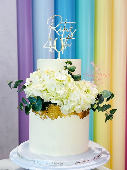 Hydrangea Flower Cake