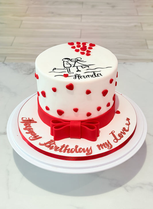 Love Couple Cake