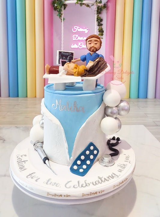 Pregnancy Announcement Cake