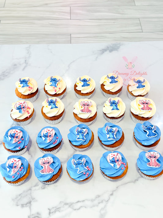 Stitch Cupcakes