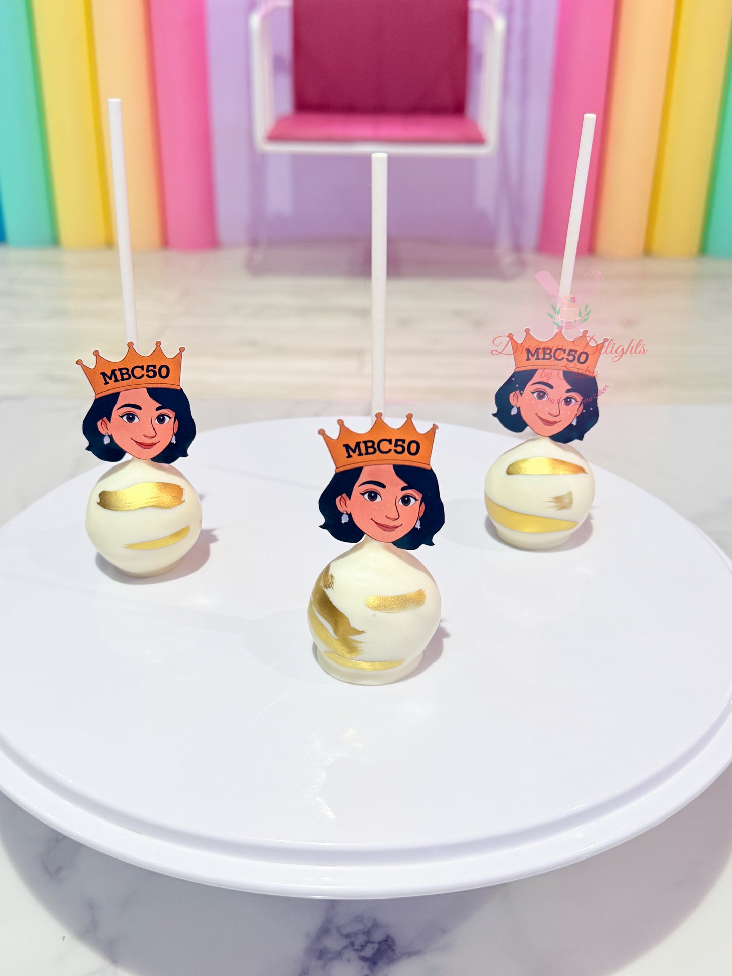 Customized Photo Cakepops