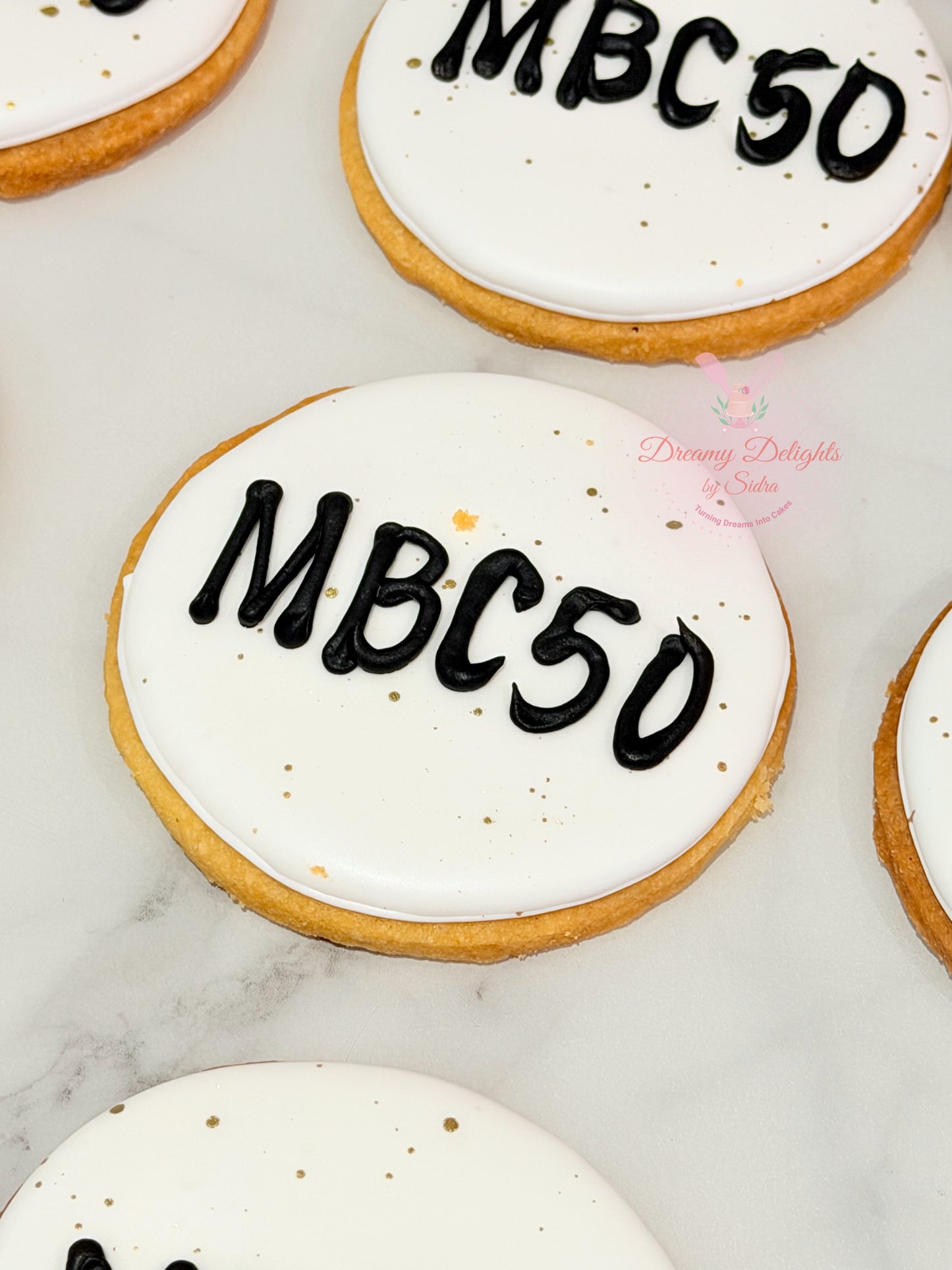 Customized Text Cookies