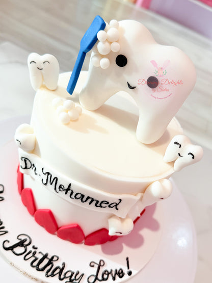 Cute Tooth Cake