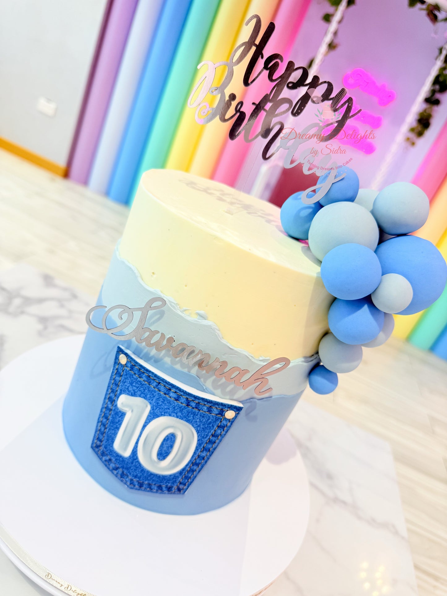 Denim Jeans Pocket Cake