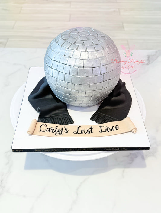 Disco Ball Birthday Cake