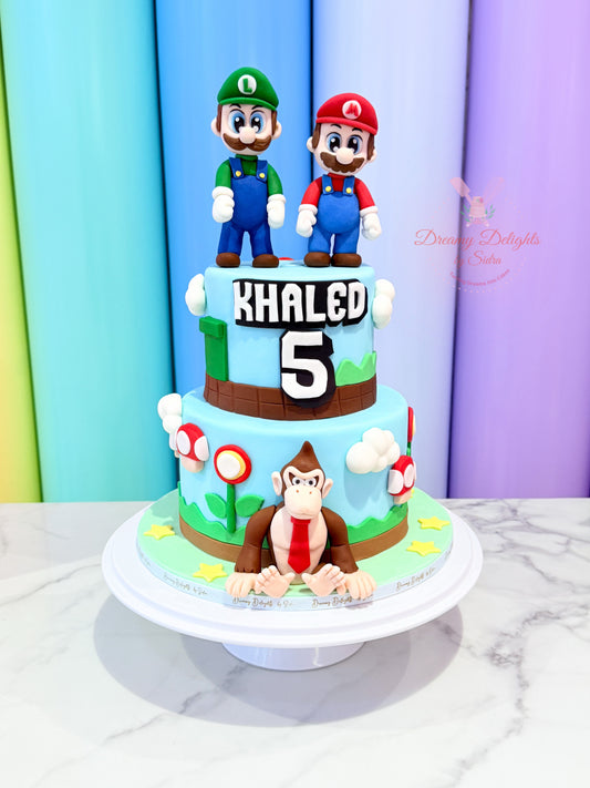 Donkey Kong & Super Mario Cake Dubai | Game Cake