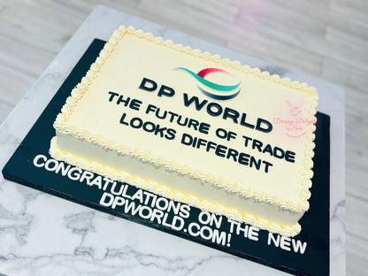 DP World Logo cake
