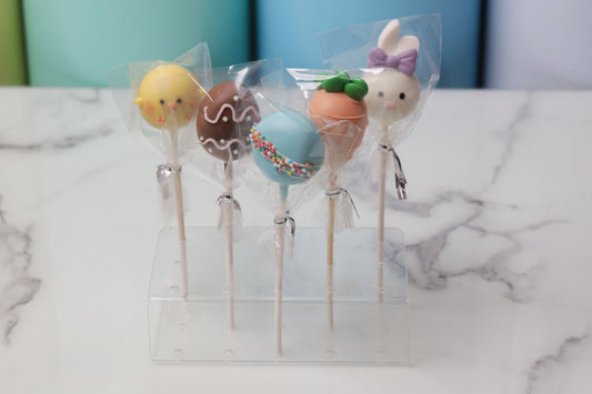 Easter cake pops Dubai with bunny, chick, and egg themed designs