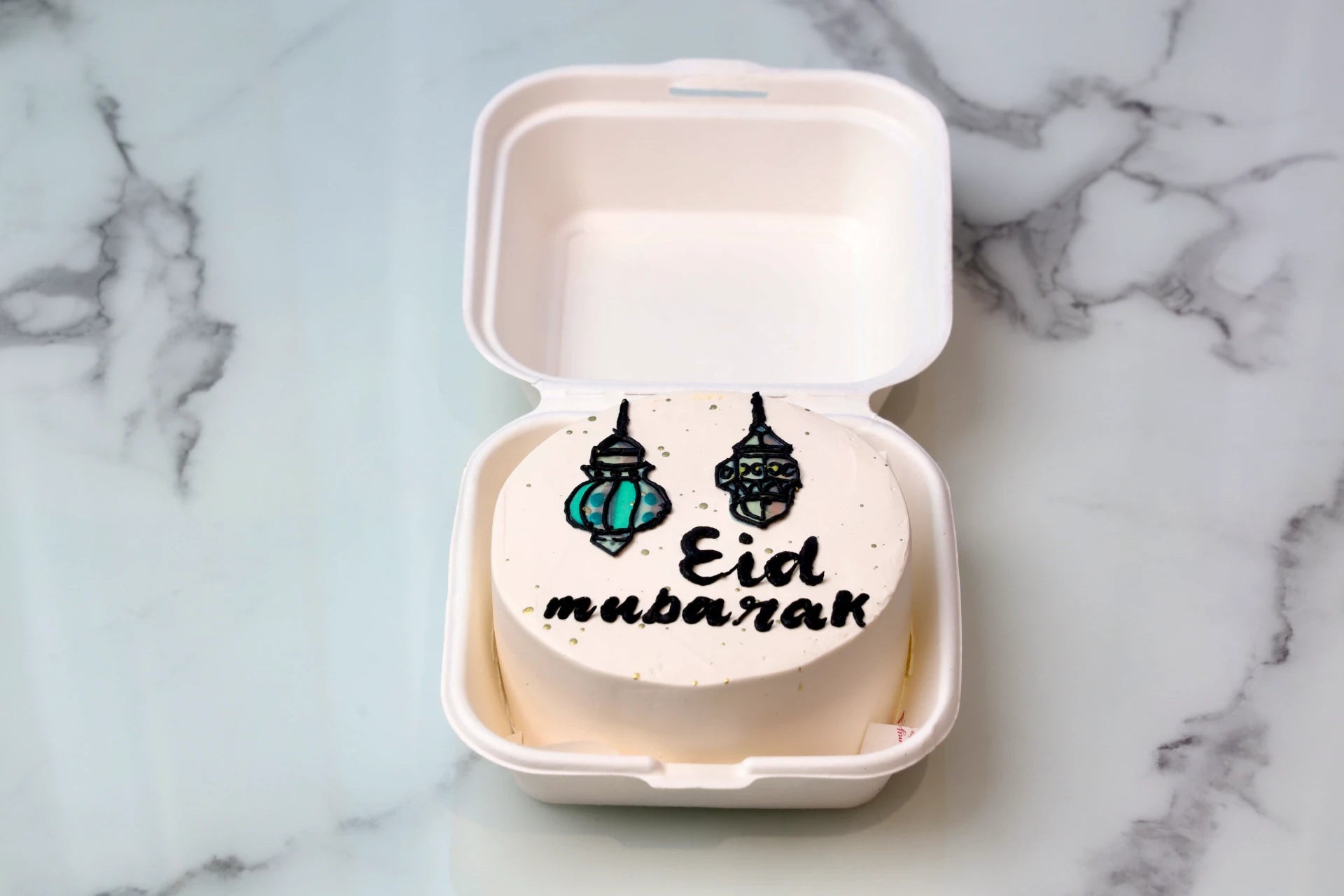 Eid Mubarak lantern bento cake mini Eid cake Dubai