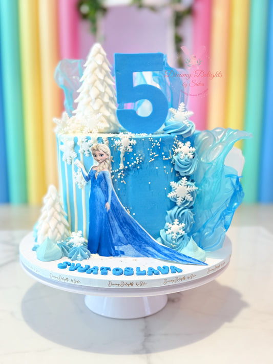 Magical Elsa Princess Cake