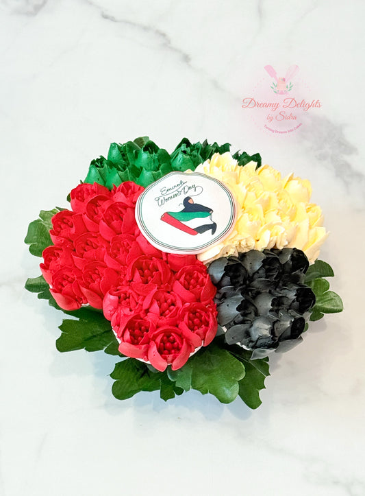 Emirati Woman's Day Cupcake Bouquet