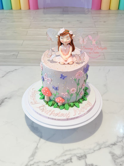 Pretty Fairy Garden Cake