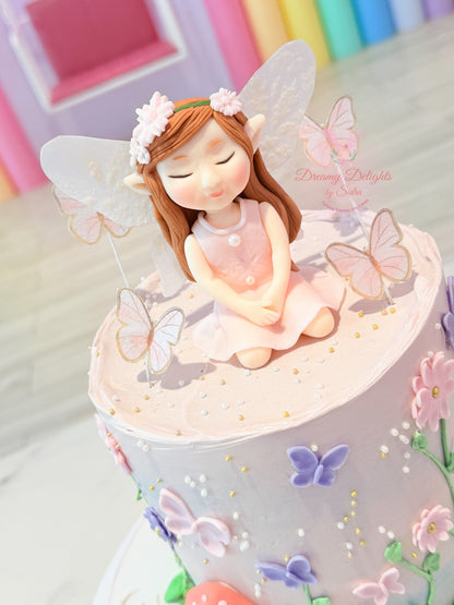 Pretty Fairy Garden Cake