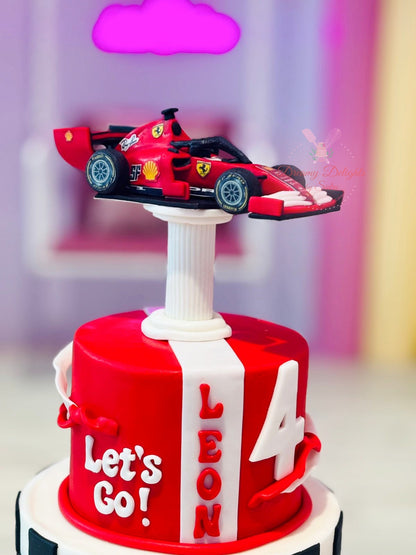 Ferrari Racing Birthday Cake