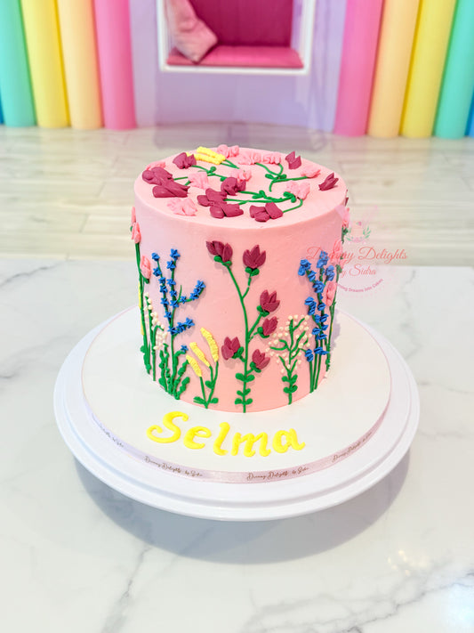 Floral Buttercream Cake