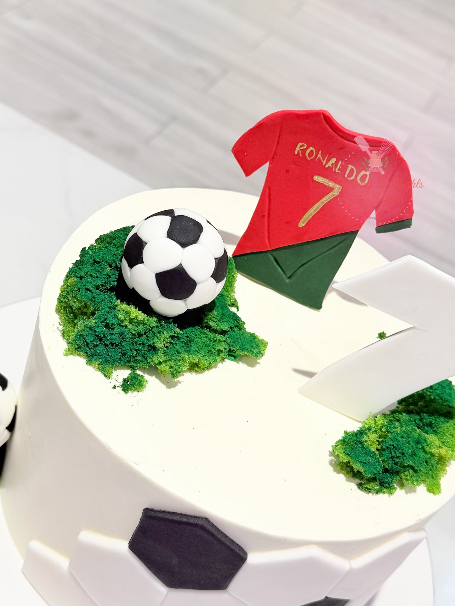 Football Ronaldo Jersey Cake