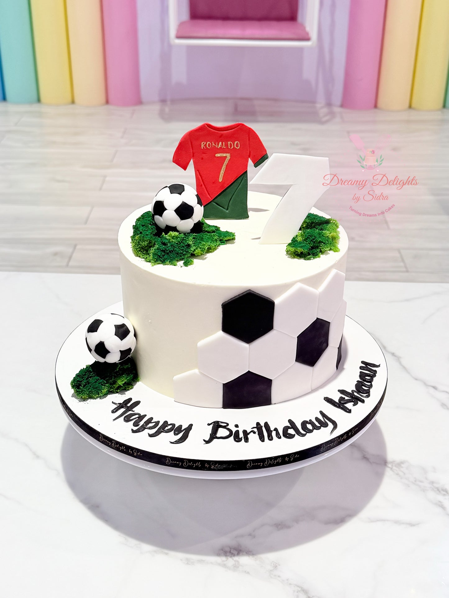 Football Ronaldo Jersey Cake