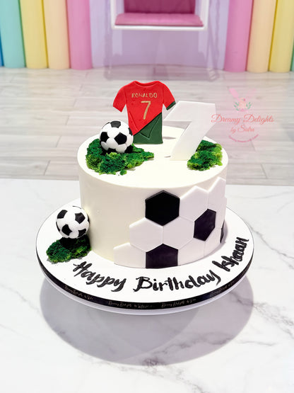Football Ronaldo Jersey Cake