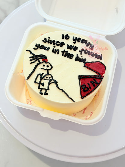 Dustbin Bento Cake