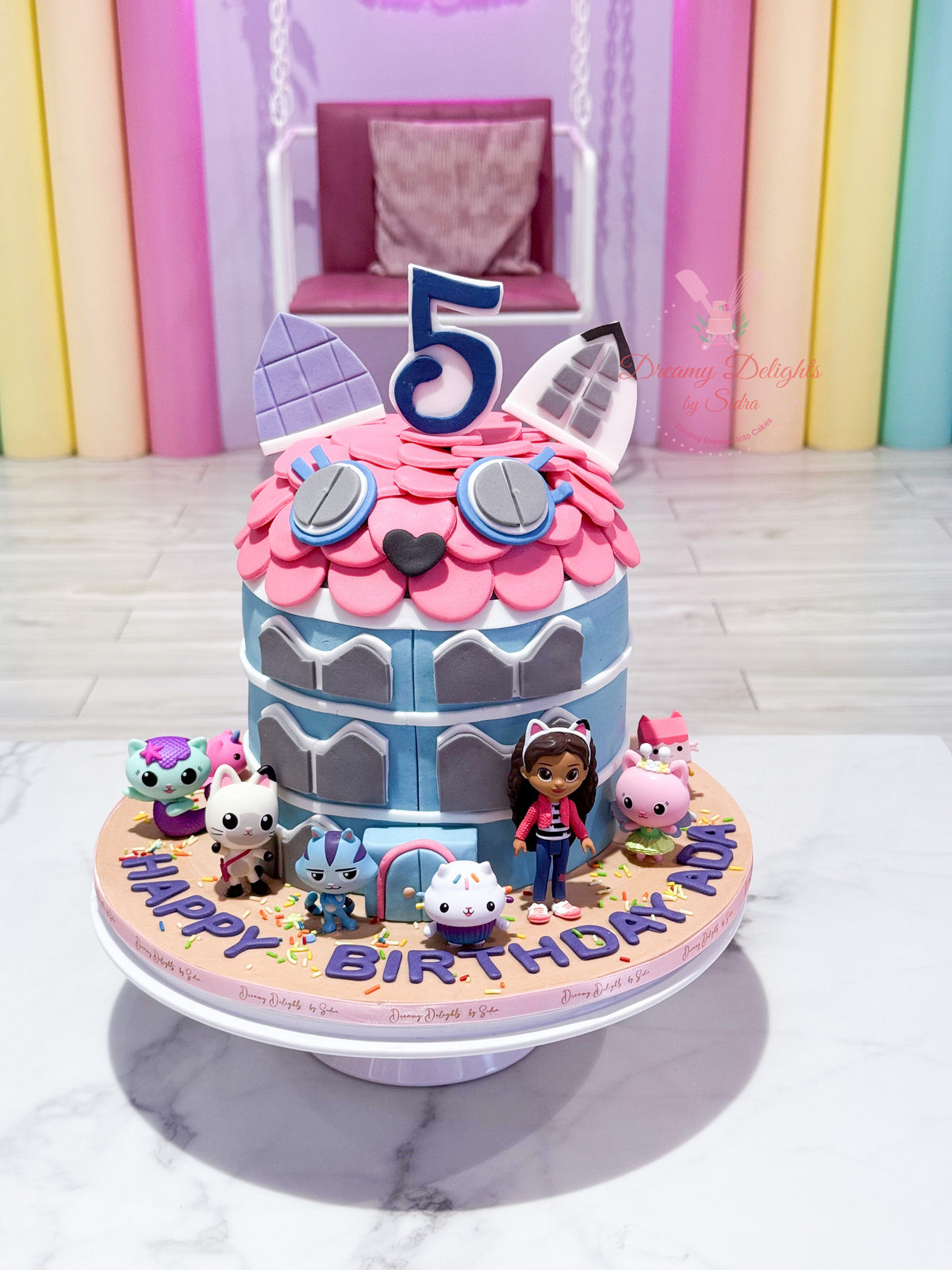 Gabby's Dollhouse Cake