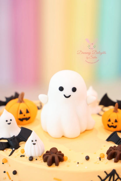 Ghost Web Halloween Cake