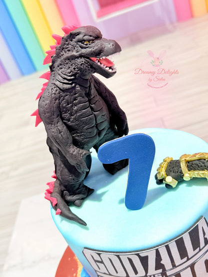 Godzilla vs Kong Birthday Cake