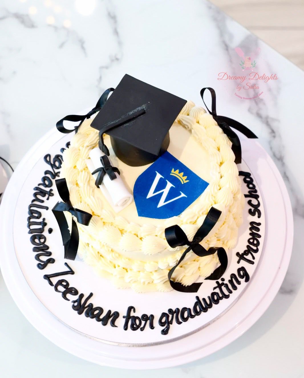 Graduation Cap and Degree Cake
