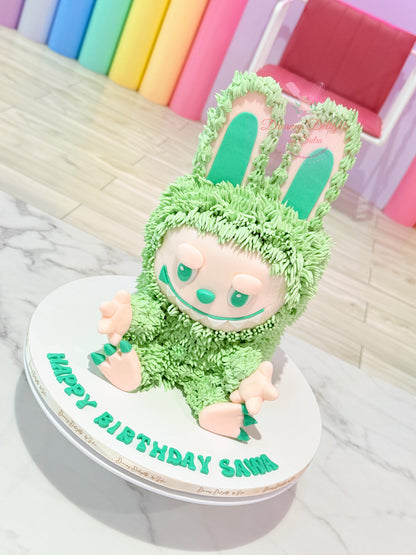 Green Labubu Cake