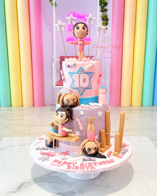Gymnastics Cake