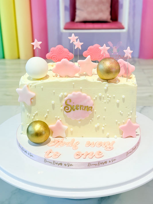 Adorable Half Birthday Cake