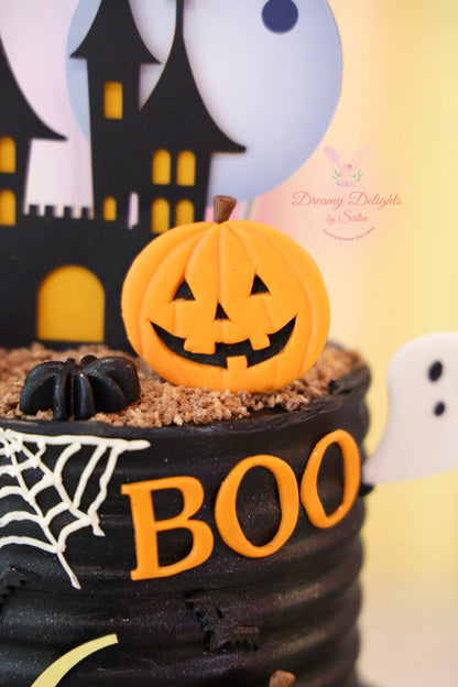 Boo Ghost Castle Cake
