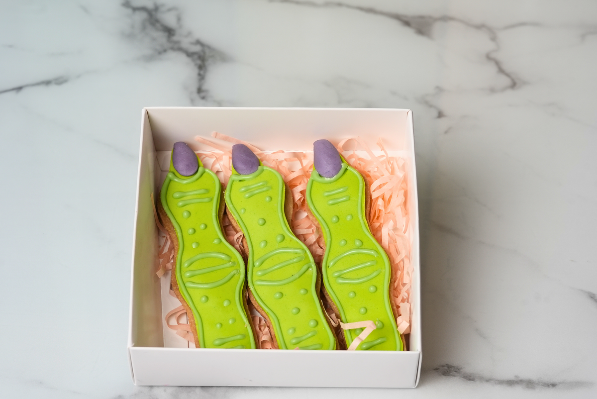 Halloween Witch Finger Cookies
