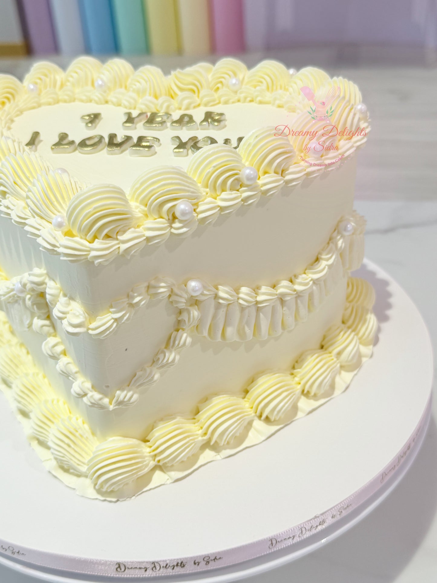 Heart Vintage Cake