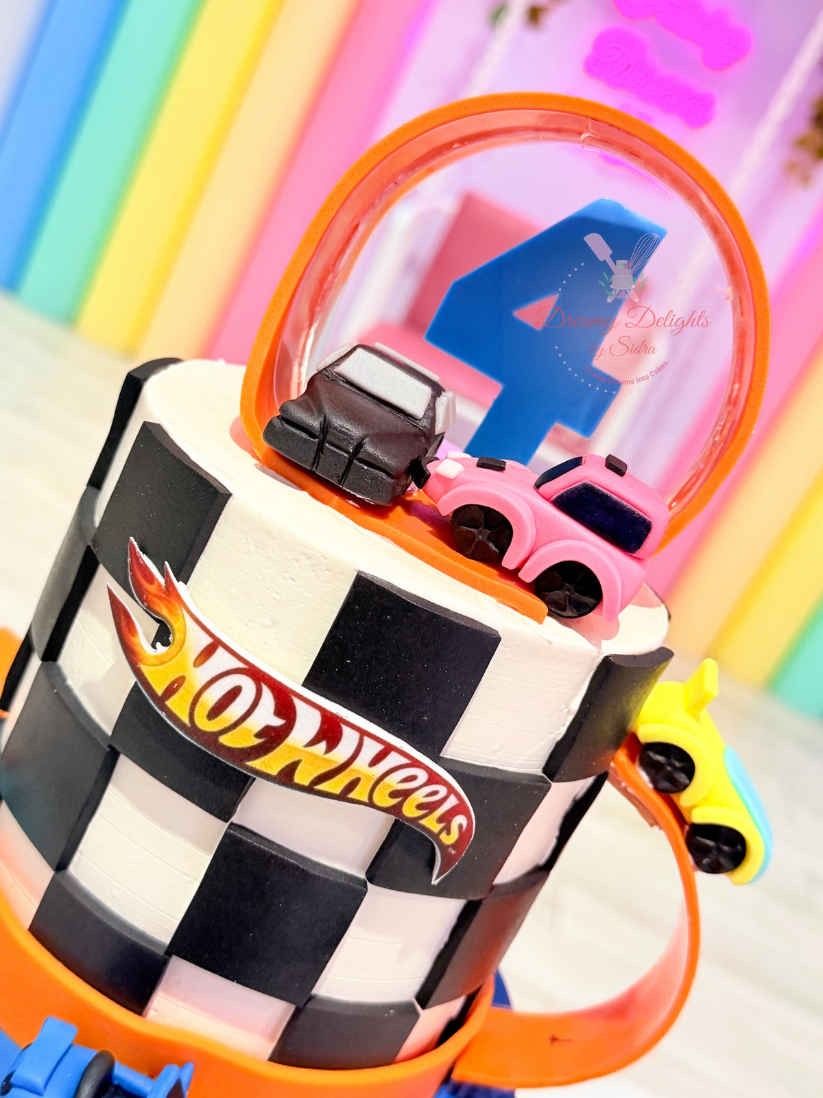 Hot Wheels Birthday Cake