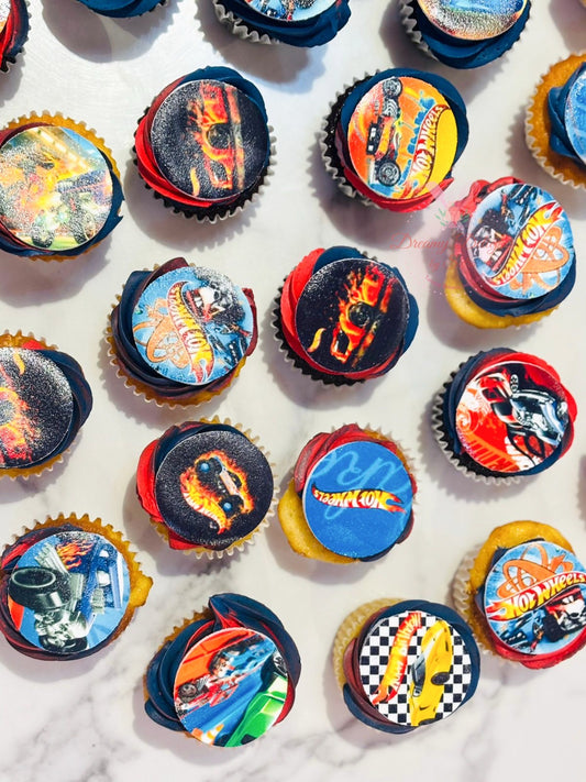 Hot Wheels Cupcakes 2