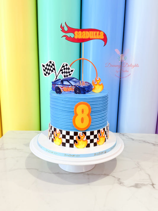 Hot Wheels Racing Birthday Cake