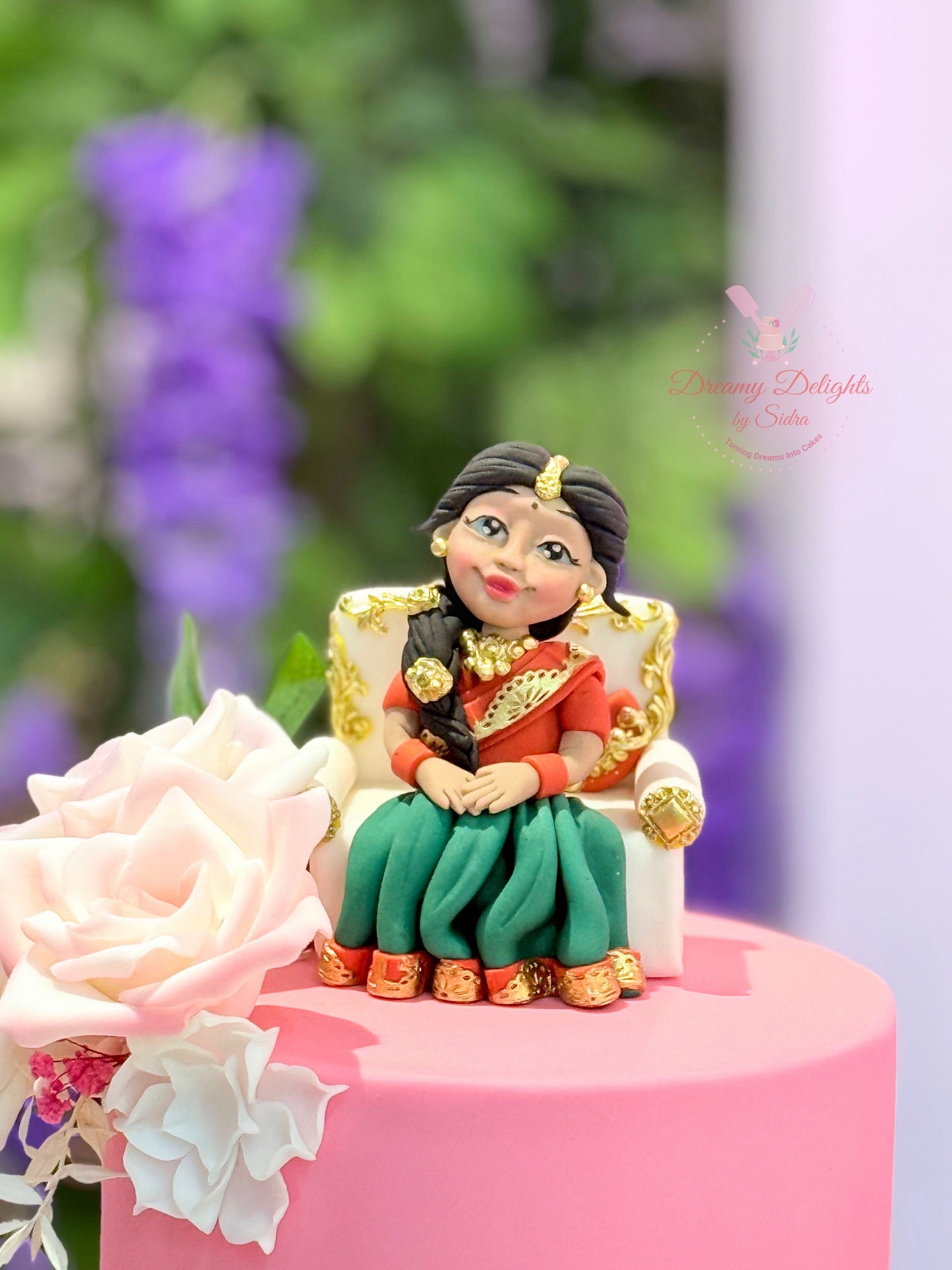 Indian Saree Function Cake