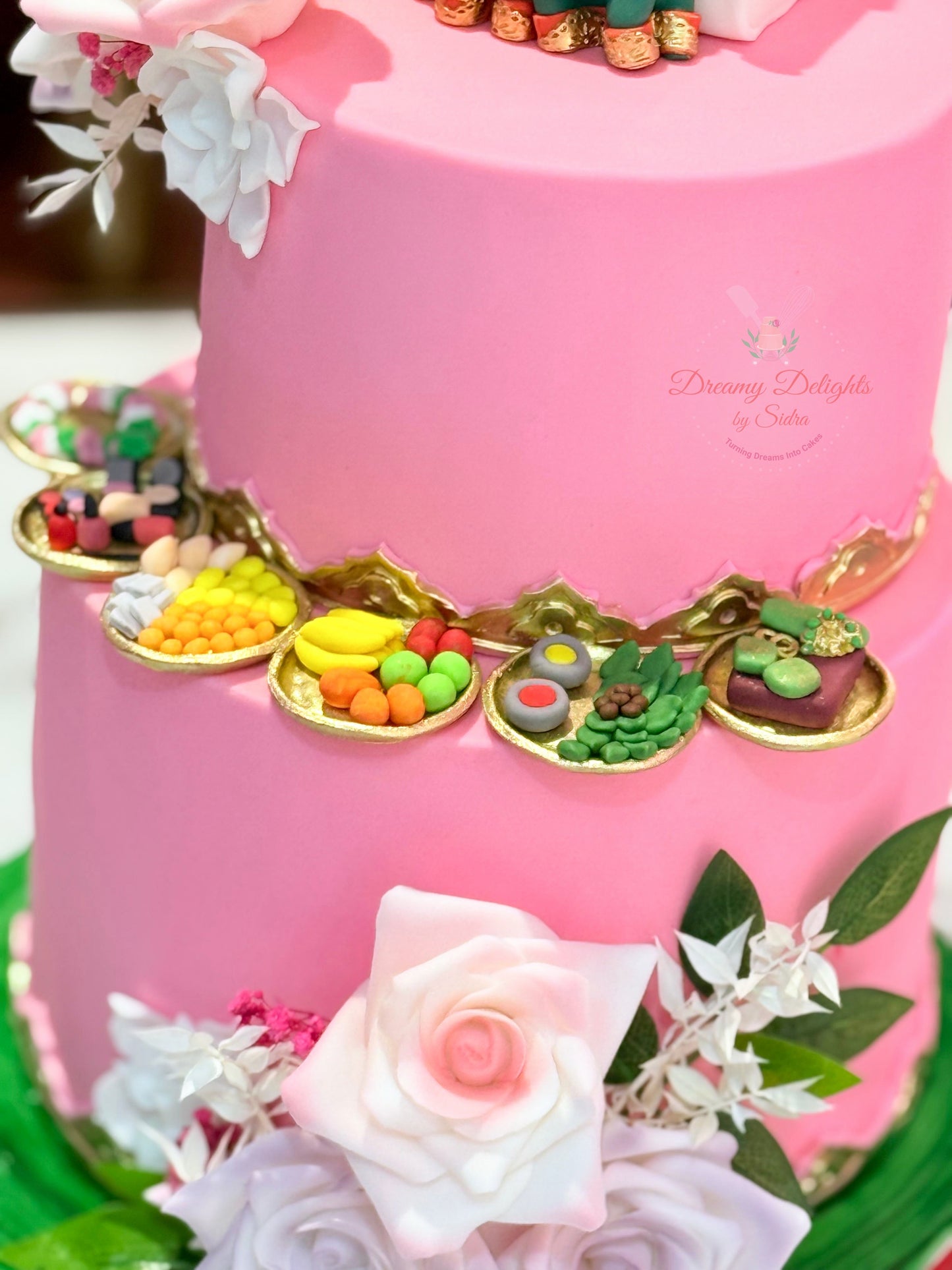 Indian Saree Function Cake