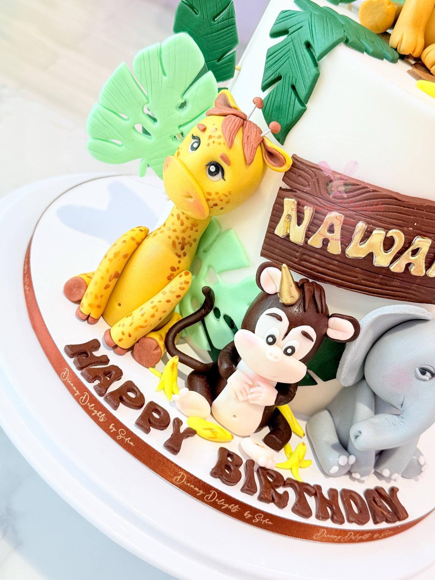 Jungle Safari Birthday Cake