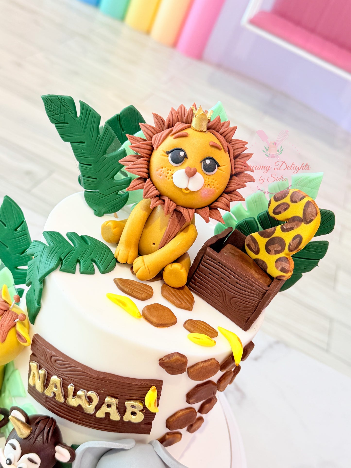 Jungle Safari Birthday Cake