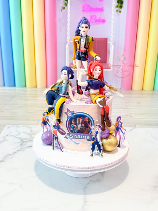 Trendy Kpop Birthday Cake