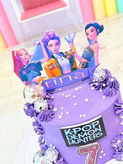 K-Pop Birthday Cake